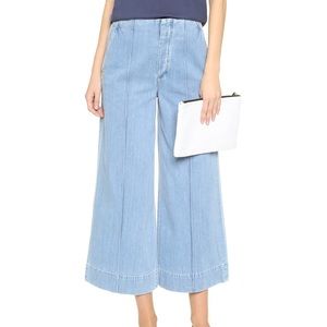 Goldsign shopbop Karla wide leg crop trouser Jean